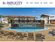 Tablet Screenshot of implicitymanagement.com